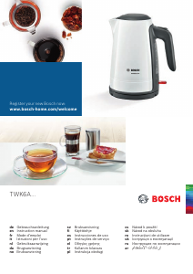 Manuale Bosch TWK6A014 Bollitore