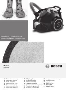 Manuale Bosch BGS4UGOLD4 Aspirapolvere