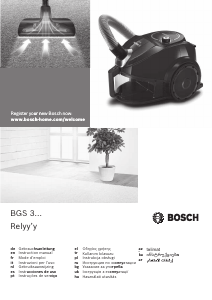 Manuale Bosch BGS3U1800 Aspirapolvere