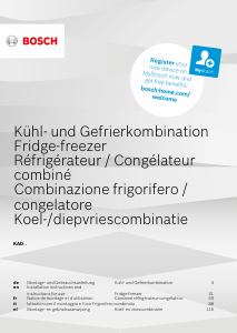 Bedienungsanleitung Bosch KAD92AI30 Kühl-gefrierkombination