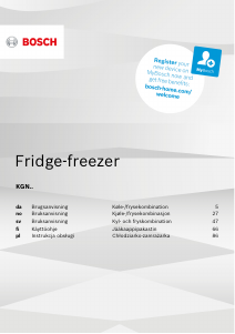 Bruksanvisning Bosch KGN36XL45 Kjøle-fryseskap