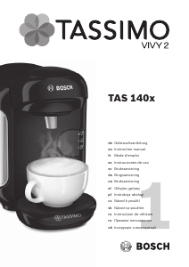 Instrukcja Bosch TAS1403 Tassimo Ekspres do kawy