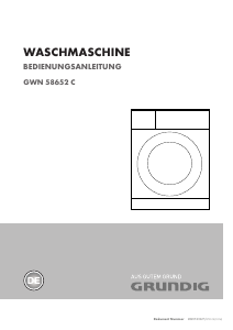 Bedienungsanleitung Grundig GWN 58652 C Waschmaschine