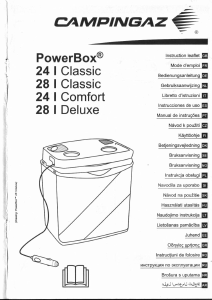 Handleiding Campingaz PowerBox 28l Classic Koelbox