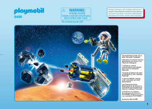 Handleiding Playmobil set 9490 Space Meteoroïde laser