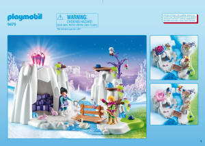Mode d’emploi Playmobil set 9470 Fairy Tales Grotte du diamant cristal  d'amour