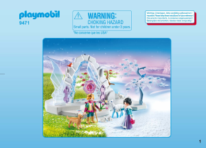 Manual Playmobil set 9471 Fairy Tales Crystal gate to the winter world