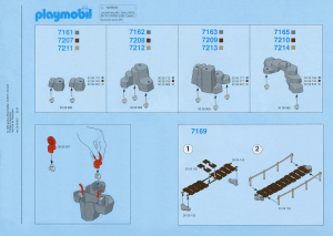 Handleiding Playmobil set 7163 Accessories Rotsformatie
