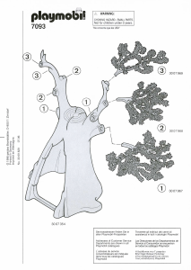 Manual Playmobil set 7093 Accessories Oak tree