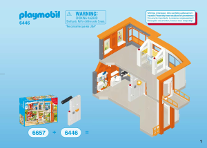 Mode d’emploi Playmobil set 6446 Accessories Kit d'éclairage pour hôpital pédiatrique