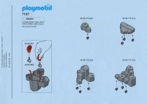 Handleiding Playmobil set 7167 Accessories Rotsformatie