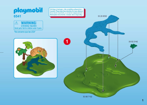 Manual Playmobil set 6541 Accessories Beaver lodge