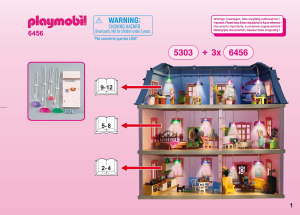 Bruksanvisning Playmobil set 6456 Accessories Belysningsset till romantiskt dockhus