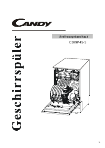 Bedienungsanleitung Candy CDI 9P45 Geschirrspüler