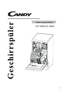 Bedienungsanleitung Candy CDP 4609 Geschirrspüler