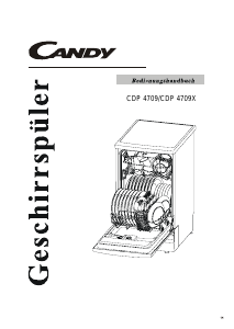 Bedienungsanleitung Candy CDP 4709 Geschirrspüler
