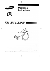 Manual Samsung VC-6015 Vacuum Cleaner