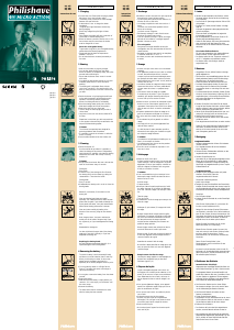 Manuale Philips HQ485 Philishave Rasoio elettrico