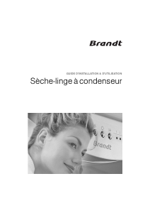 Mode d’emploi Brandt ETE6736F Sèche-linge