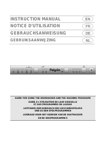 Handleiding Pelgrim GVW595ONY Vaatwasser