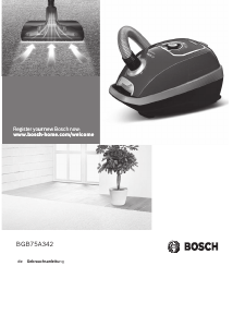 Bedienungsanleitung Bosch BGB75A342 Staubsauger