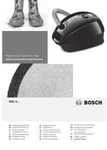 Manual Bosch BGL32500 Aspirador
