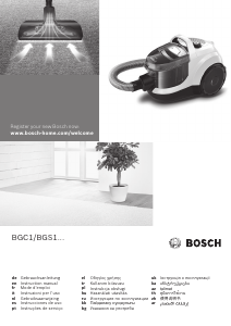 Kullanım kılavuzu Bosch BGS1U1800 Elektrikli süpürge