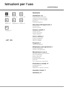 Mode d’emploi Hotpoint LST 216 A/HA Lave-vaisselle