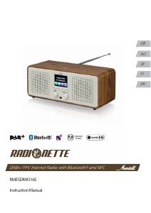 Bruksanvisning Radionette RMESDIWO16E Radio