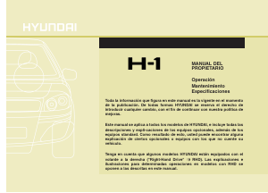 Manual de uso Hyundai H-1 (2009)