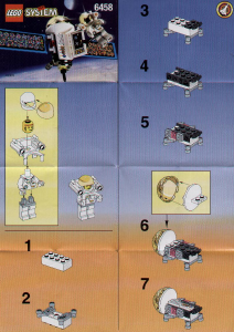 Bedienungsanleitung Lego set 6458 Space Port Satellit mit Astronaut