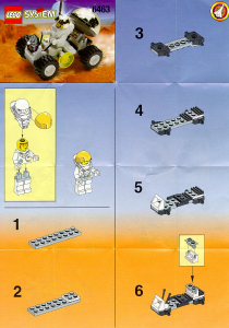 Bedienungsanleitung Lego set 6463 Space Port Mondfahrzeug Lunar Rover