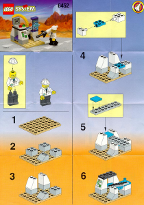 Bedienungsanleitung Lego set 6452 Space Port Mini rocket launcher