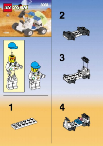 Manual Lego set 3068 Space Port Radar buggy