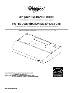 Manual Maytag GXU7130DXS Cooker Hood