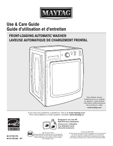 Mode d’emploi Maytag MHW8200FC Lave-linge