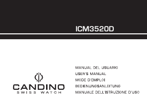 Manuale Candino C4603 Titanium Orologio da polso