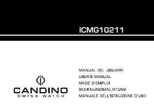 Manual de uso Candino C4519 Reloj de pulsera