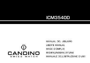 Mode d’emploi Candino C4520 Montre