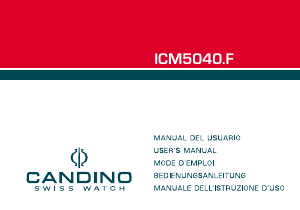 Mode d’emploi Candino C4477 Montre