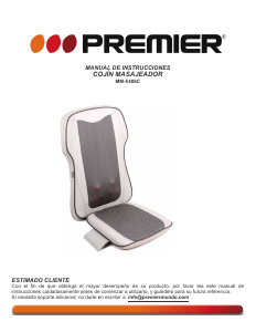 Manual de uso Premier MM-5406C Masajeador