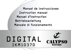 Manual de uso Calypso K5697 Digital Reloj de pulsera