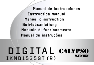 Manuale Calypso K5739 Orologio da polso