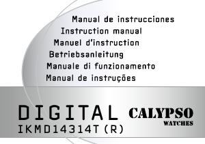 Manuale Calypso K5741 Orologio da polso