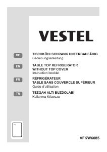 Manual Vestel VFKW6085 Refrigerator