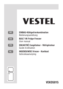 Handleiding Vestel VEKD5015 Koel-vries combinatie