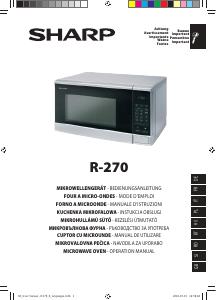 Manual Sharp R-270SLM Microwave