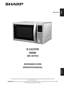 Manual Sharp R-322STM Microwave