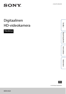 Käyttöohje Sony HDR-AS20 Kameranauhuri