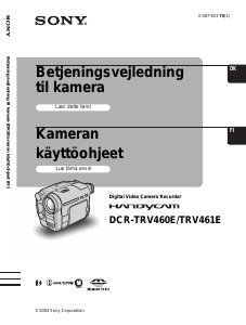 Käyttöohje Sony DCR-TRV460E Kameranauhuri